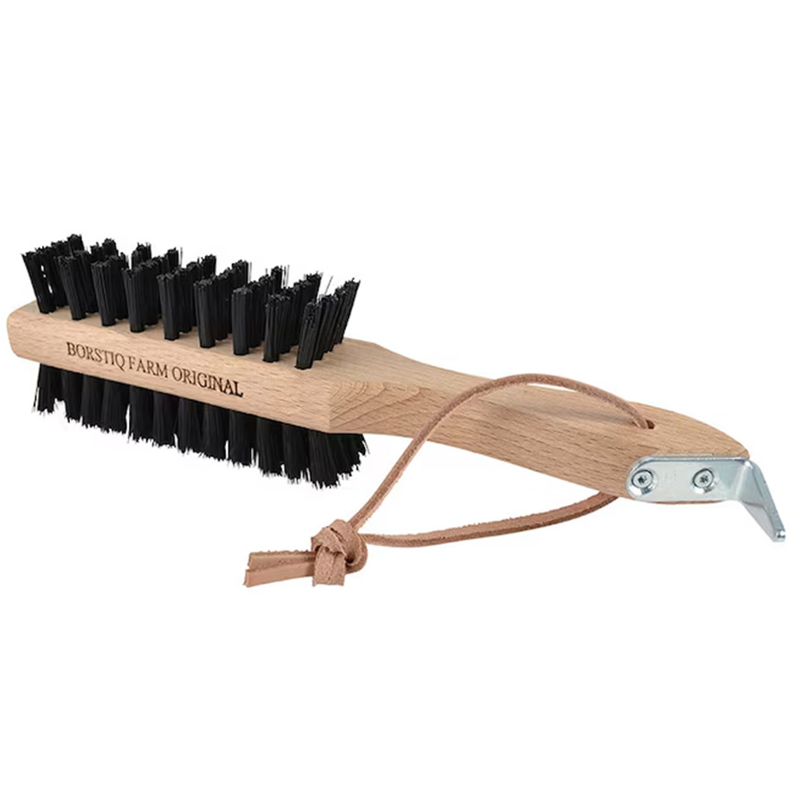 Hoefborstel met Hoefkrabber Dubbelsidig Bruin