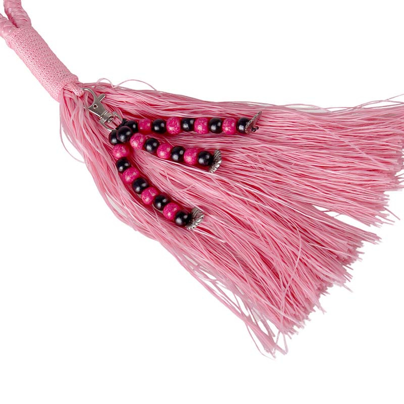 Touwhalster met teugels Combi Liberty Lichtroze