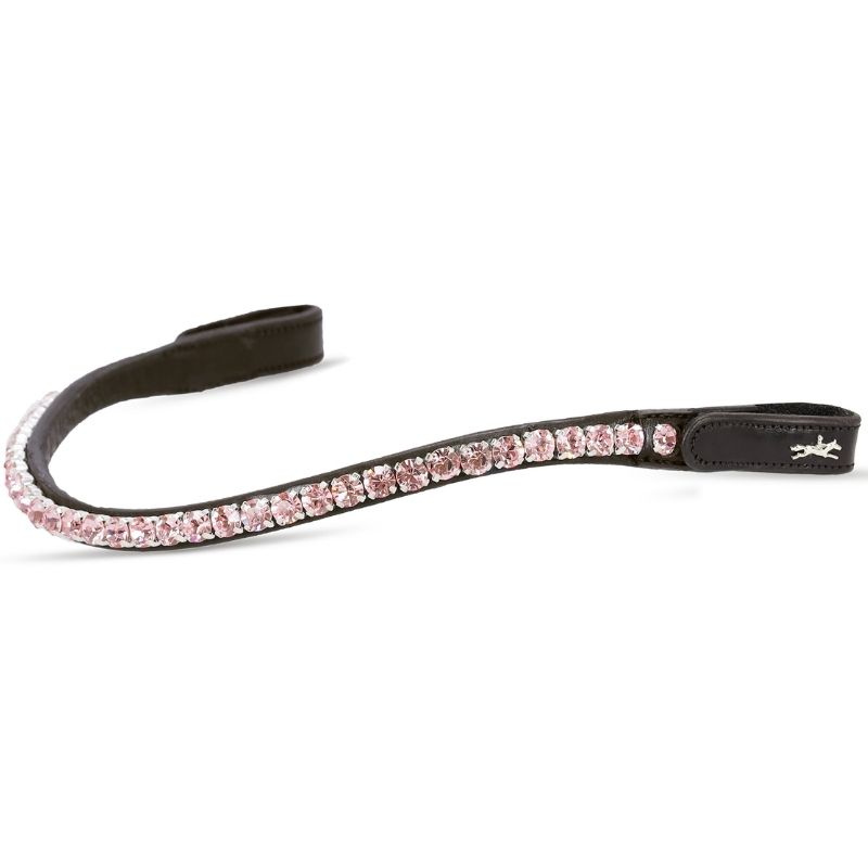 Frontriem Siena Bruin/Roze