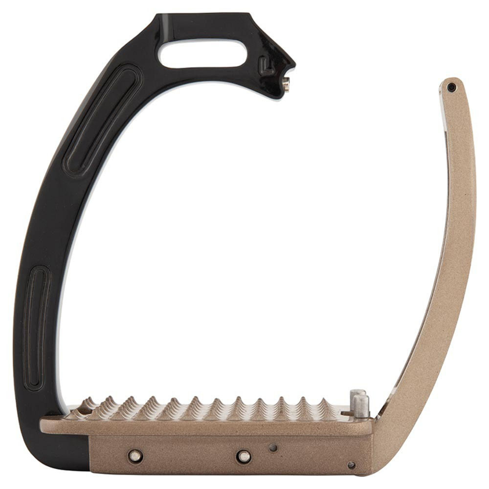 Stijgbeugels Lavarone Zwart/Bruin