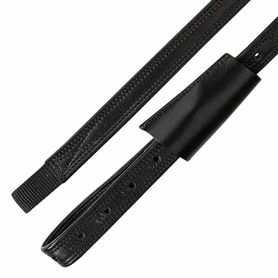 Dressuur stijgbeugelriemen Supreme 25mm Zwart