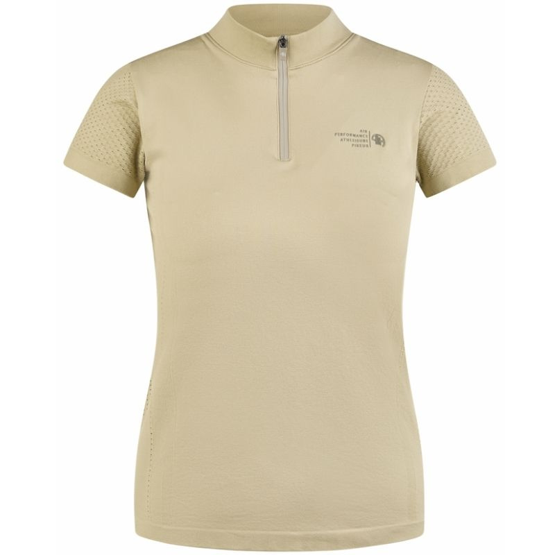 Rijshirt Knit Athleisure Beige