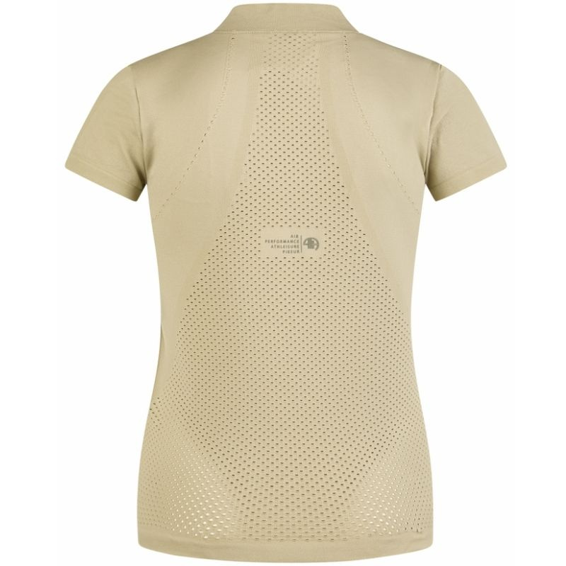 Rijshirt Knit Athleisure Beige