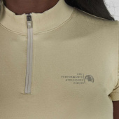 Rijshirt Knit Athleisure Beige Rijshirt Knit Athleisure Beige