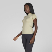 Rijshirt Knit Athleisure Beige Rijshirt Knit Athleisure Beige