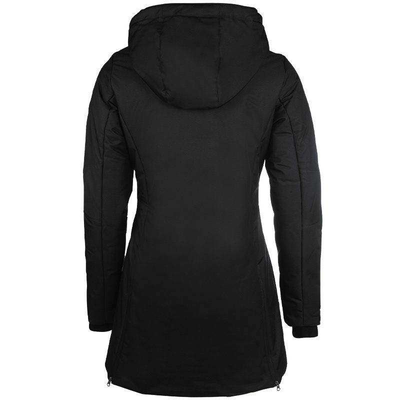 Elegante Lange Rijjas met Verwarmingsdraden en Powerbank Zwart