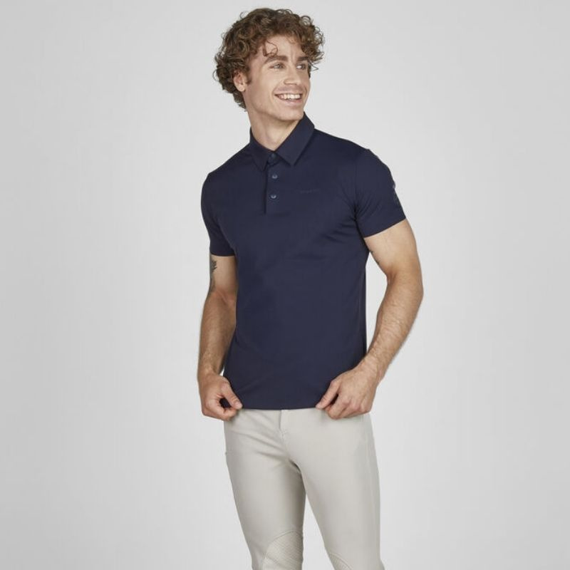 Poloshirt Function Core Men Marineblauw