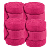 Bandages Shetty Fleece 4-pack Roze Bandages Shetty Fleece 4-pack Roze