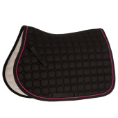 Zadeldekje Zari Shine Zwart/Roze Zadeldekje Zari Shine Zwart/Roze