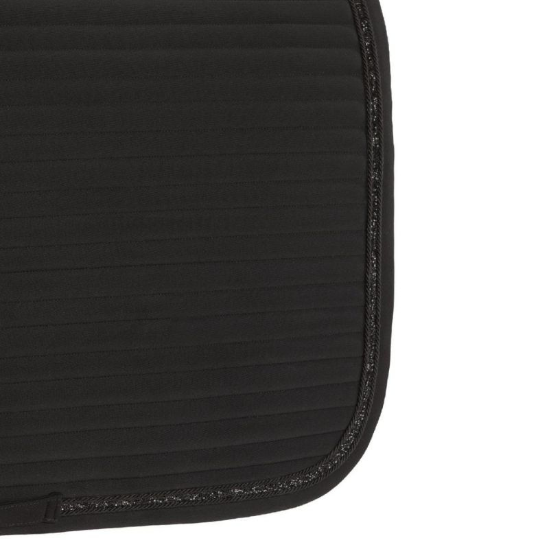 Dressuurzadeldekje Softline Zwart