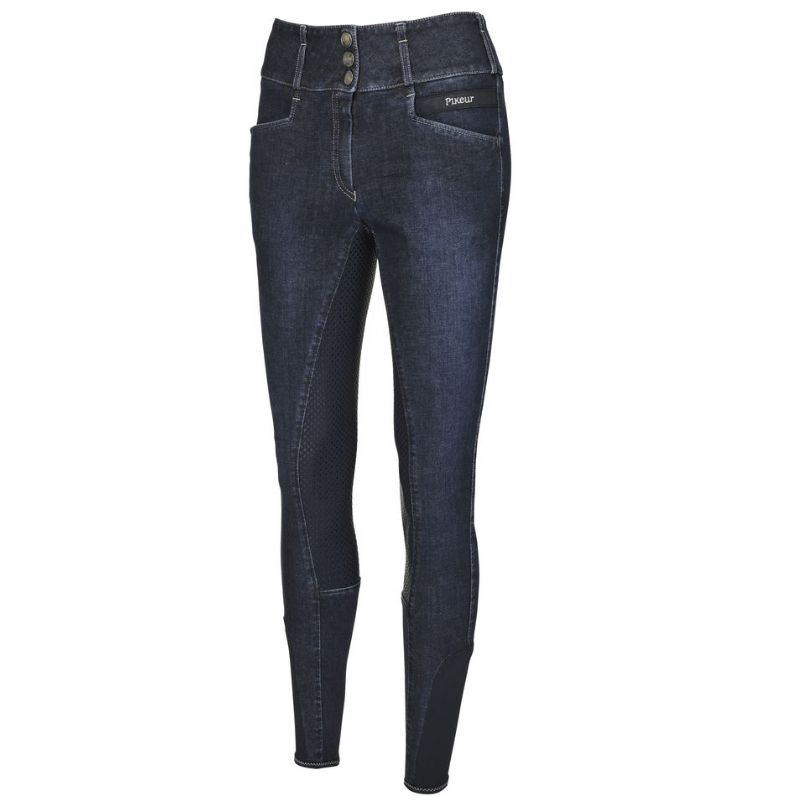 Rijbroek Candela DuraGrip Jeans FG Marineblauw