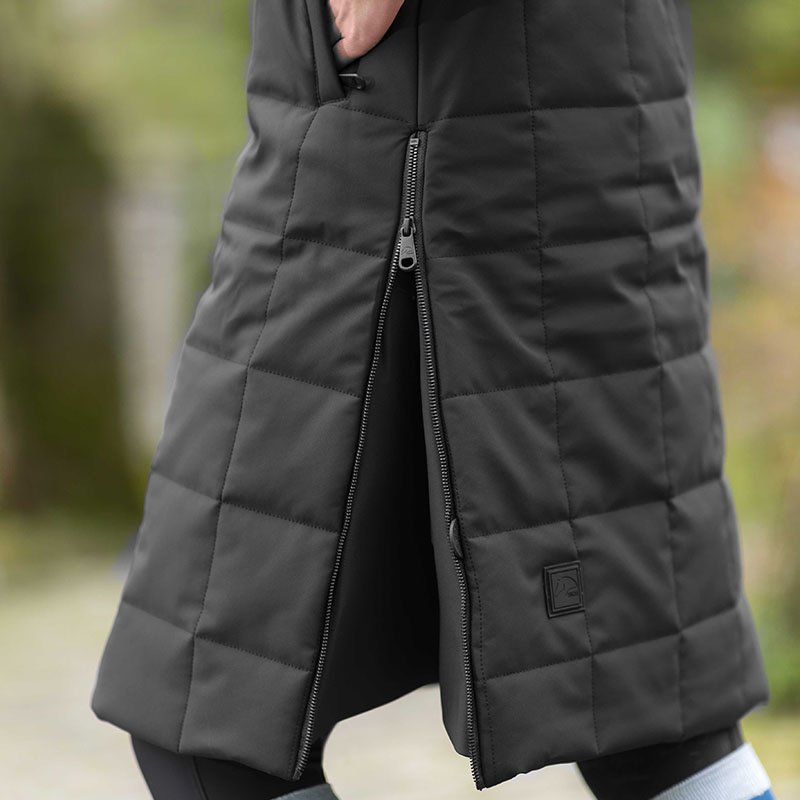 Lange Rijjas Honey met Lichtpanelen en Powerbank Zwart