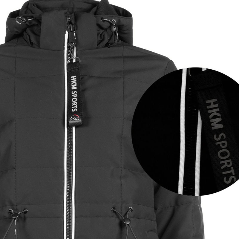 Lange Rijjas Honey met Lichtpanelen en Powerbank Zwart