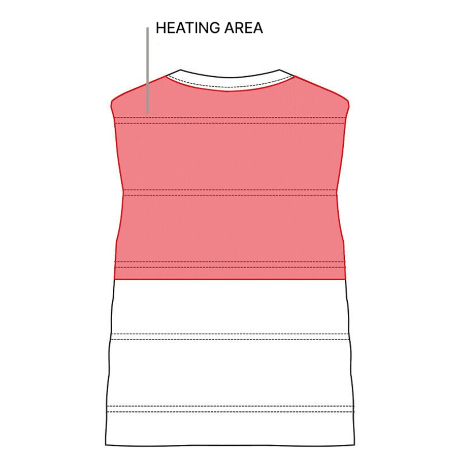 Verwarmd vest High Temperature Zwart