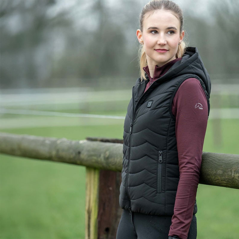 Verwarmd vest High Temperature Zwart