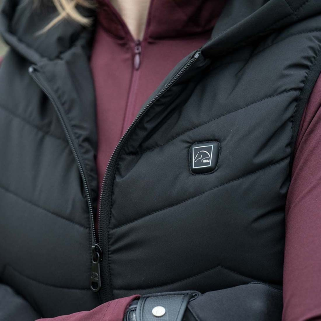 Verwarmd vest High Temperature Zwart