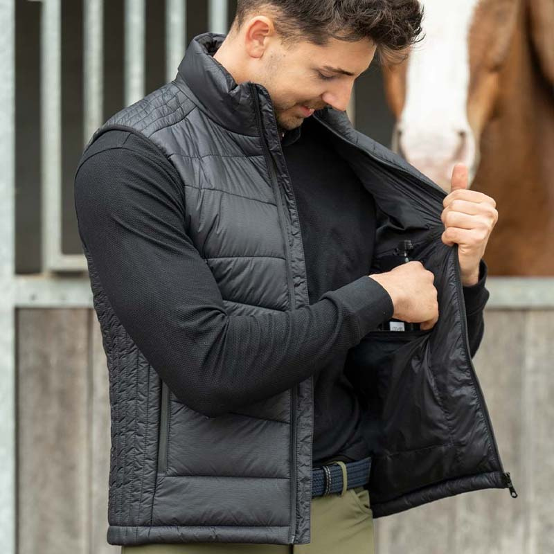 Verwarmd vest Heren Heat Control Zwart