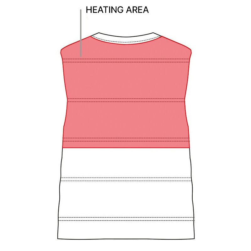 Verwarmd vest Heren Heat Control Zwart