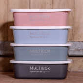 Multibox met Deksel 3L Roze Multibox met Deksel 3L Roze