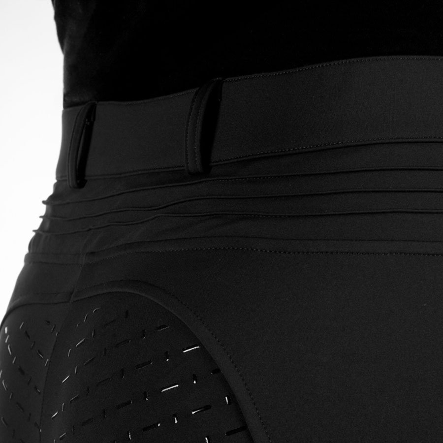 Verwarmde rijbroek Comfort Full Grip Zwart