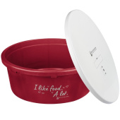 Voerbak met Deksel XL 8L Rood Voerbak met Deksel XL 8L Rood