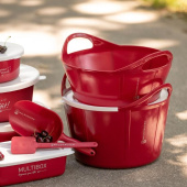 Flexibele Voerbak 17L Rood Flexibele Voerbak 17L Rood