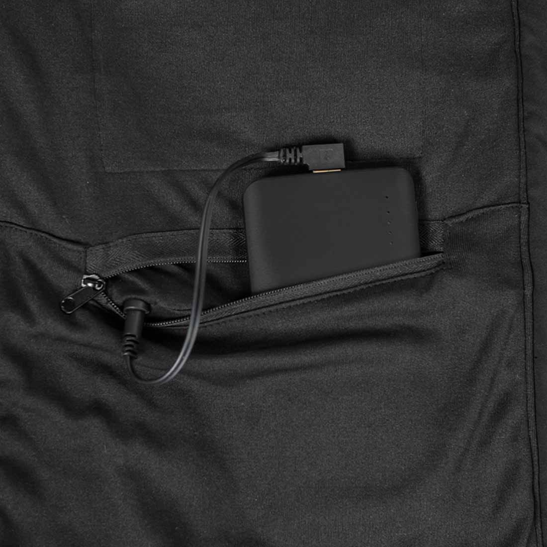 Puffer Vest Katla met Verwarming Zwart