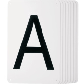 Dressuurletters 20x40m 8-pack Wit Dressuurletters 20x40m 8-pack Wit