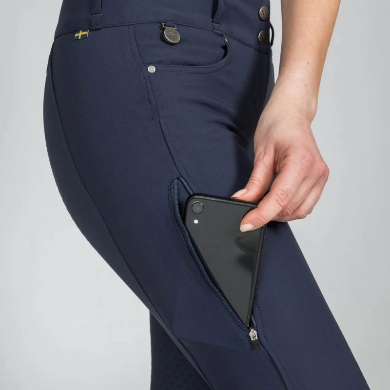 Rijbroek Julia Full Grip Blauw