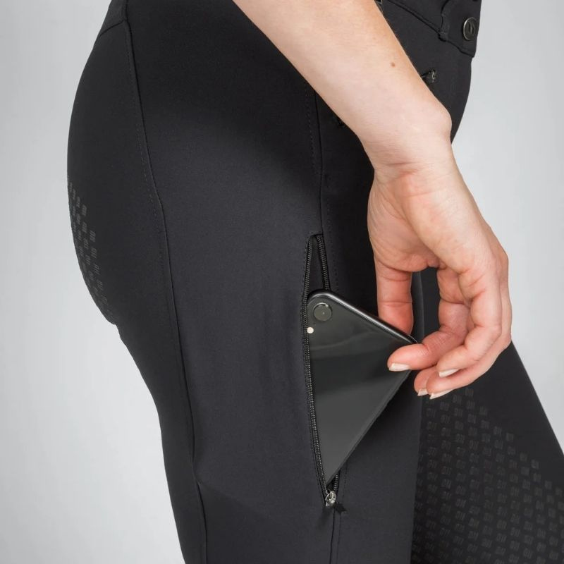 Rijbroek Katie Full Grip Zwart