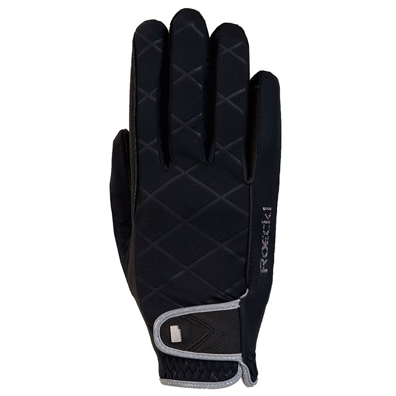 Rijhandschoen Julia Zwart