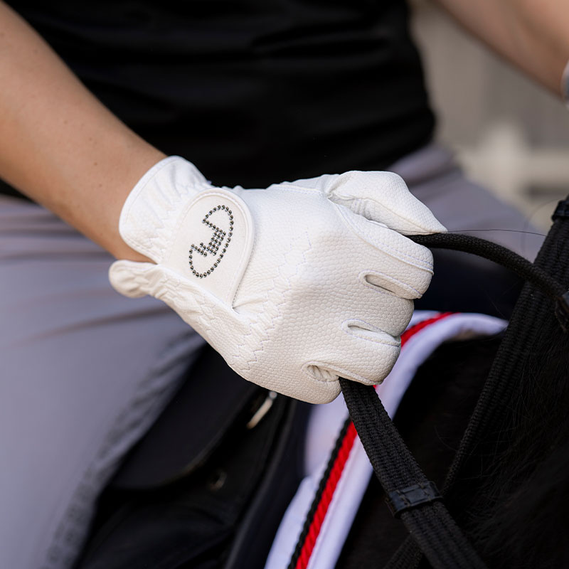 Rijhandschoenen Lisboa Wit