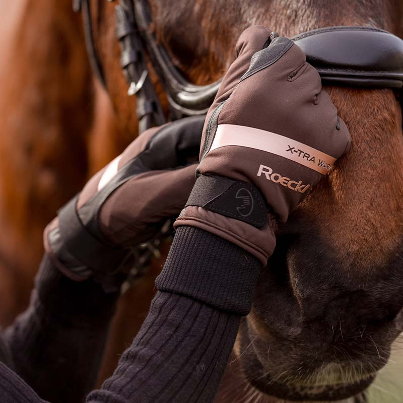 Winterrijhandschoenen Wynne Mocha
