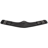 Dressuursingel Contour Half Moon Leather Zwart Dressuursingel Contour Half Moon Leather Zwart