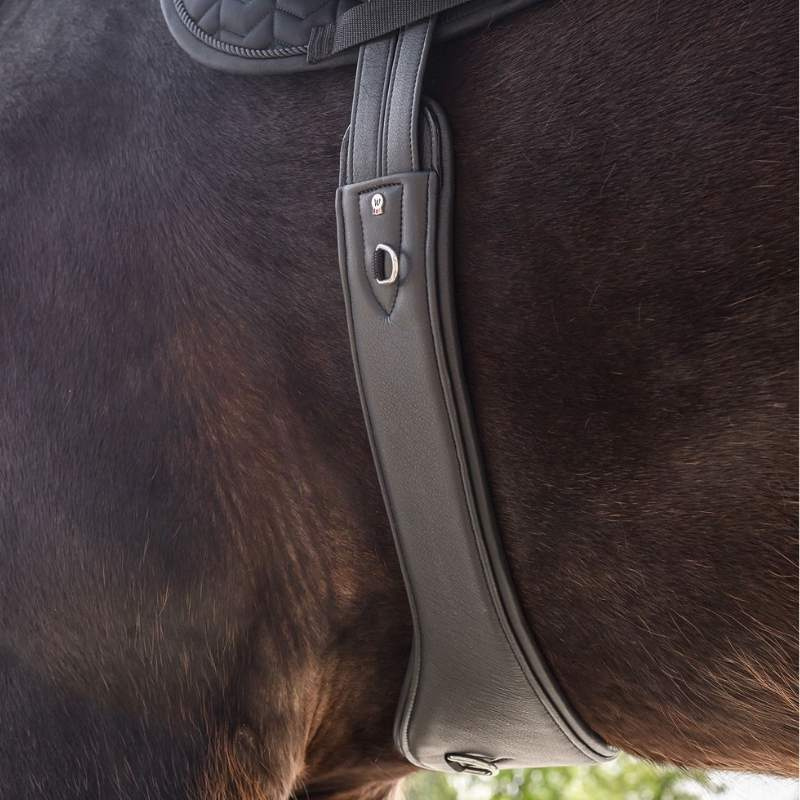 Singel Contour Half Moon Leather Zwart