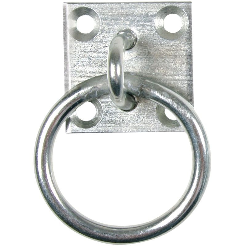 Aanbindring Plate Zilver