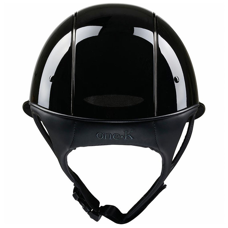 Paardrijcap Mips Avance Glossy Chrome Zwart