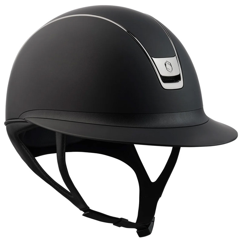 Paardrijcap Miss Shield Shadowmatt 2.0 Black Chrome Zwart