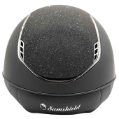 Paardrijcap Miss Shield Shadowmatt Crystal Fabric 2.0 Zwart Paardrijcap Miss Shield Shadowmatt Crystal Fabric 2.0 Zwart