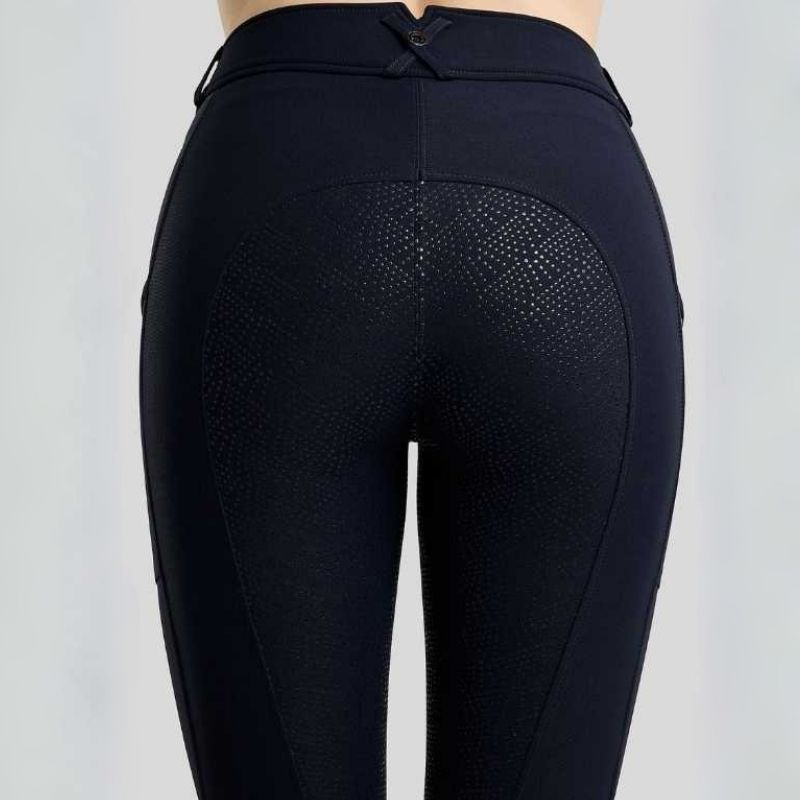 Rijbroek Megan Full Grip Marineblauw