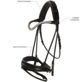 Dressuurtrens Caselle Supreme Zwart Dressuurtrens Caselle Supreme Zwart