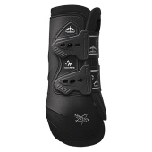 Dressuur beenbeschermers Absolute Rear Elastic Zwart Dressuur beenbeschermers Absolute Rear Elastic Zwart