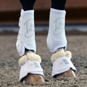 Dressuur beenbeschermers Front Absolute Front Velcro Wit Dressuur beenbeschermers Front Absolute Front Velcro Wit