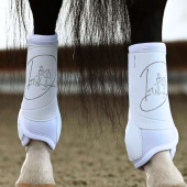 Dressuur beenbeschermers Absolute Rear Velcro Wit Dressuur beenbeschermers Absolute Rear Velcro Wit