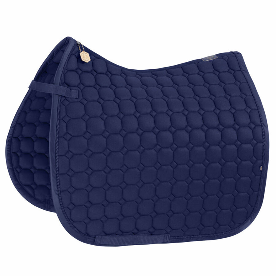 Dressuurzadeldekje Cotton Heritage Blauw