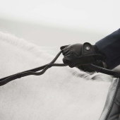 Hunter teugels Supreme Zwart/Zilver Hunter teugels Supreme Zwart/Zilver