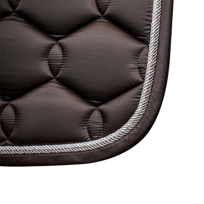 Dressuurzadeldek Glossy Wave Bruin