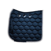 Dressuurzadeldek Glossy Wave Marineblauw Dressuurzadeldek Glossy Wave Marineblauw