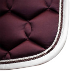 Dressuurzadeldek Glossy Wave Wijnrood Dressuurzadeldek Glossy Wave Wijnrood