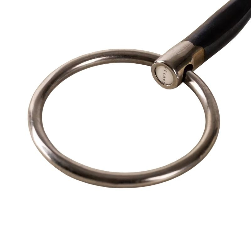 Dubbelgebroken Trens met Losse Ringen Sweet Iron 14mm